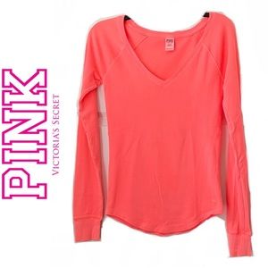 PINK Victoria’s Secret Coral Sleepwear Long Sleeve